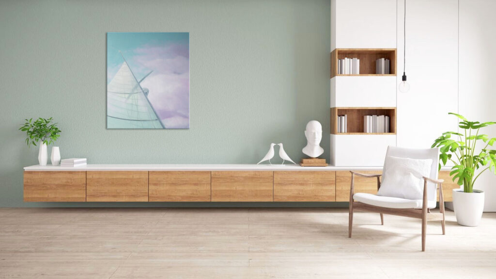 obraz do salonu - żaglówka