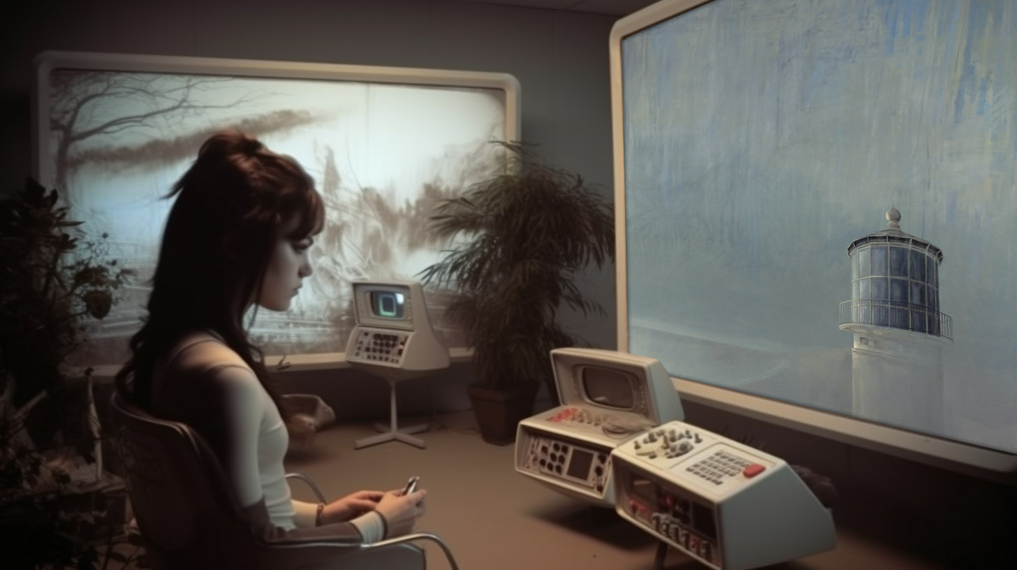 Obraz do salonu w stylu Solaris